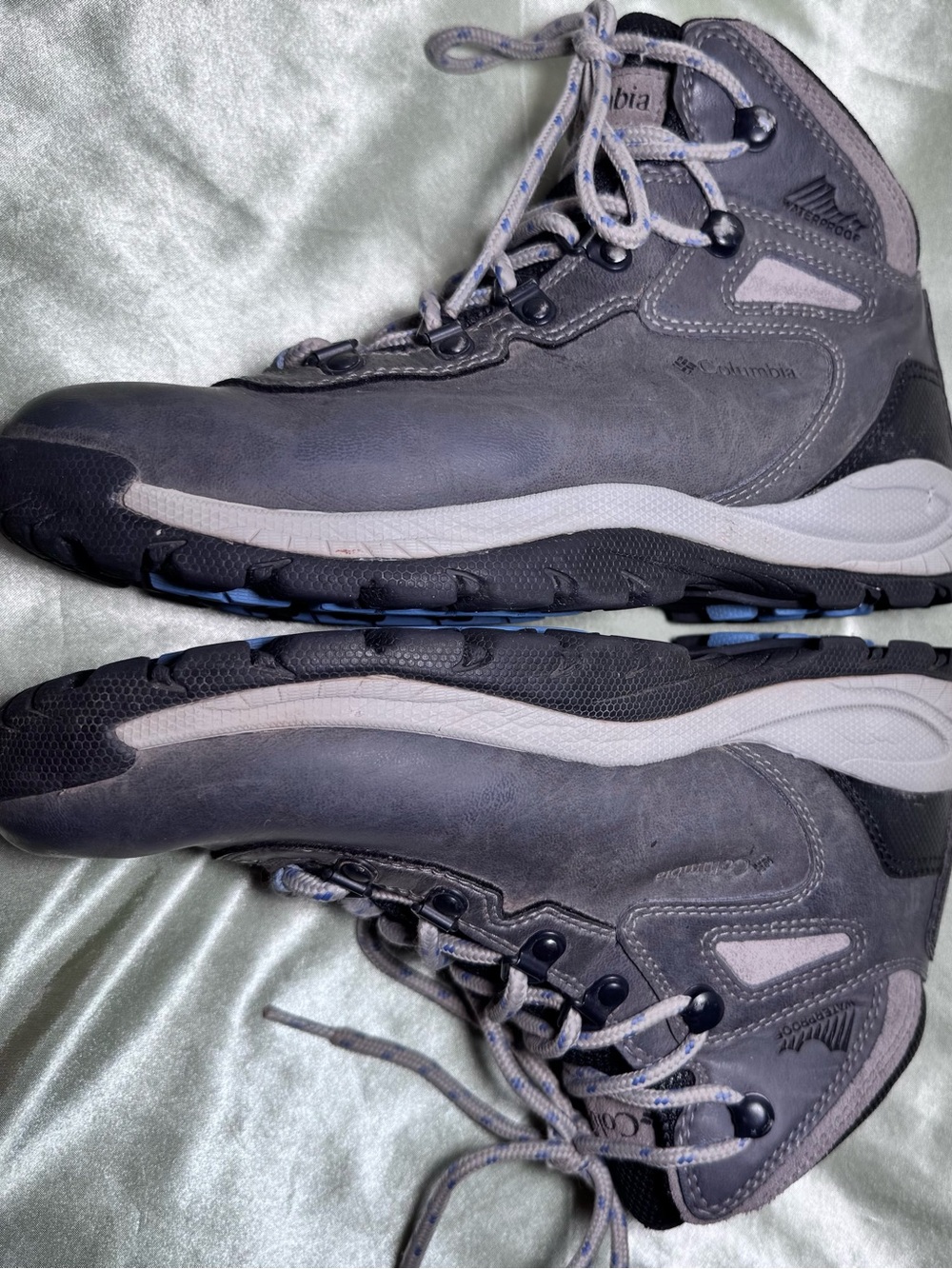 ⁠Columbia Newton Ridge Plus Wide Hiking Boots Grey BK3783-052 Women Size 7⁠ WIDE - Picture 4 of 8